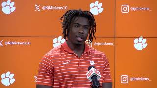 RJ Mickens assesses Clemson defense in Georgia loss next steps [upl. by Sairtemed]