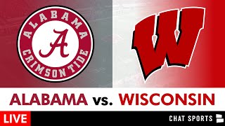 Alabama vs Wisconsin Live Streaming Scoreboard PlayByPlay Highlights  2024 CFB Week 3 [upl. by Demmahum]