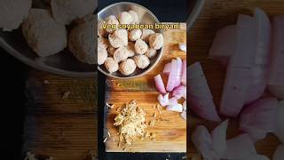 Veg soyabean biryani gharkullmk recipe cookingideas youtubeshorts foryou [upl. by Aihpos]