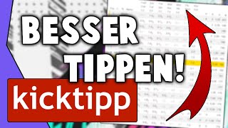 SO gewinnst DU das Tippspiel🥇😎 Besser werden in TIPPKICK und co📈⚽️Tipps und Tricks [upl. by Ahsuatal395]