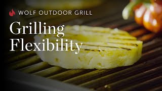 Wolf Outdoor Grill  Grilling Flexibility [upl. by Kinelski]