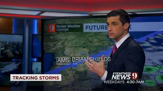 Meteorologist Brian Shields Tracking Rain and Storms [upl. by Morton608]