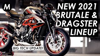 New 2021 MV Agusta 800 Brutale RR Dragster RR amp RC Announced Everything You Need To Know [upl. by Mcgaw]