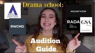 TOP Audition Guide for Drama School Hopefuls [upl. by Azne]