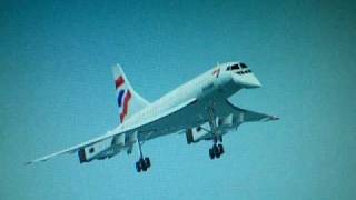 FSX Concorde landing in Hong Kong KAI TAK Int Airport [upl. by Eustache470]