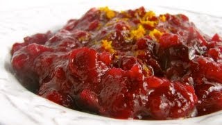 How To Make Cranberry Sauce  Healthy Holiday Recipe [upl. by Anertal]