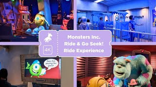 Monsters Inc Ride amp Go Seek  Full Interactive Ride at Tokyo Disneyland 4K [upl. by Nixie]