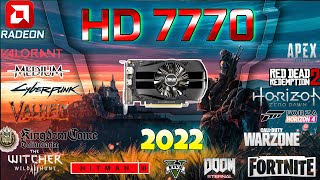 AMD HD 7770 in 60 Games 20222023 [upl. by Eidnyl]