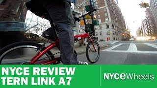 Tern Link A7  399 Folding Bike Review [upl. by Tarrsus]