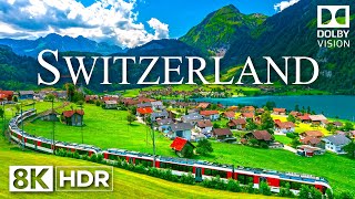 Switzerland 8K ULTRA HD HDR  Heaven of Earth 60 FPS [upl. by Baram111]