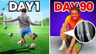 I Played Soccer for 90 Days  I Broke My Leg [upl. by Aicenod208]