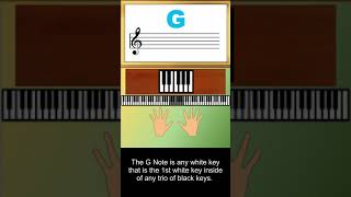 G Note PianoKeyboard [upl. by Ibok]