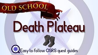 Death Plateau  OSRS 2007  Easy Old School Runescape Quest Guide [upl. by Marylin]