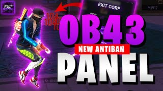 ANTIBAN FF PANEL 🔥👽 OB43 UPDATE LATEST FREEFIRE PANEL  100 WORKING PANEL👽🔥MAIN ID PANEL FREE FIRE [upl. by Schmitz]