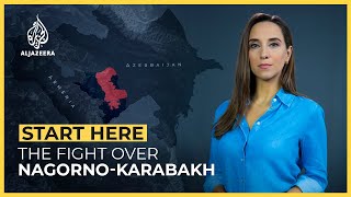 Why are Armenia and Azerbaijan fighting over NagornoKarabakh  Start Here [upl. by Shurlock12]