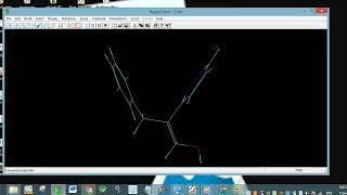 draw by hyperchem  calcul QSAR properties  optimization geometry [upl. by Sophy163]