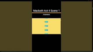 Macbeth Act 4 Scene 1 Workbook Answers ISC Class 12  Macbeth Act 4 Scene 1 Question Answers shorts [upl. by Nylorahs]