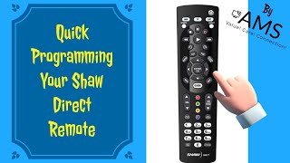 Programming Your Shaw remote [upl. by Euqcaj]