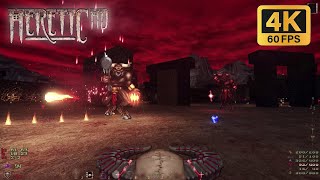 Remastered Heretic HD  E2M8 The Portals of Chaos  GZDoom  4K60 [upl. by Yessak223]