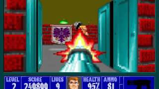 Wolfenstein 3D  Episode 2  Level 2 [upl. by Nerak405]