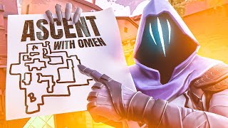 How to play Omen on ASCENT  Attack amp Defense Guide by Flexinja [upl. by Aiz191]