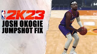 Josh Okogie Jumpshot Fix NBA2K23 [upl. by Carnay460]