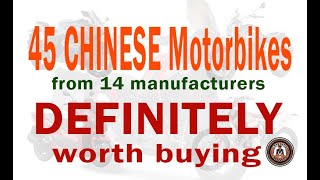 45 CHINESE Motorbikes DEFINITELY worth buying [upl. by Eirrehc69]