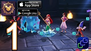 Disney Sorcerers Arena Android iOS Walkthrough  Gameplay Part 1  Grand Campaign Ch1 [upl. by Afra]