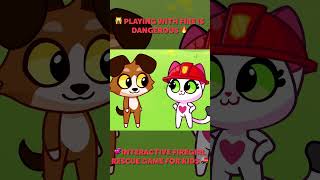 OH NO FIRE TROUBLE 🧑‍🚒 HELP FIREGIRL PUT OUT THE FIRE TOGETHER 🔥 LET’S PLAY [upl. by Mij]