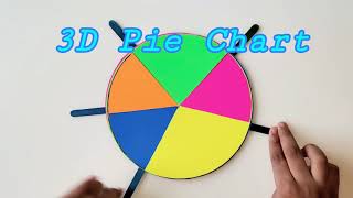 Math School Project 3D Pie Chart [upl. by Namwen114]