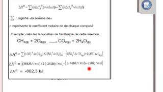 Enthalpie standard de formation [upl. by Thynne]