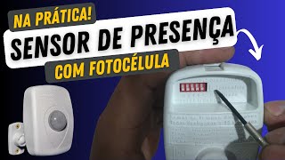 Como Instalar SENSOR DE PRESENÇA COM FOTOCÉLULA [upl. by Rourke527]