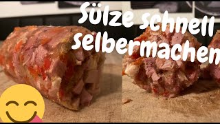 Einfach Sülze selber machen  Hausmacher Art mit Pökelfleisch [upl. by Myrwyn]