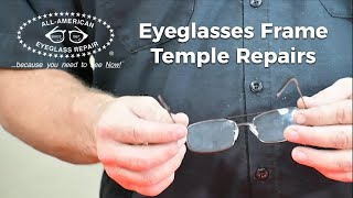 Eyeglasses Frame Temple Repairs [upl. by Claudie]