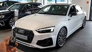 2020 Audi A5 Sportback S line 40 TDI quattro 190hp Stronic  Sound amp Visual Review [upl. by Anilocin]