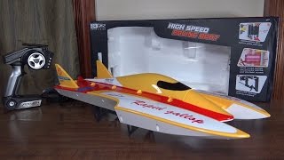 WLtoys  WL913 Speed Boat  Review and Run [upl. by Risley326]