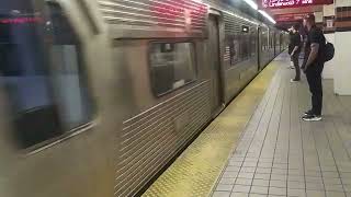 A pair of PATCO trains arriving at Broadway station [upl. by Ramon]