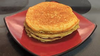 Pancakes de Harina De Coco Faciles y Saludables Paso a Paso [upl. by Annaigroeg]