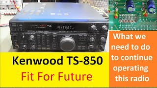 242 Kenwood TS850 open up TX on 60m Band and important mods [upl. by Amron520]