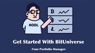 Bituniverse Tutorial  Best Crypto Portfolio app [upl. by Noseimaj]