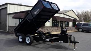 6 X 12 BriMar 10K Limited Low Profile Dump Trailer For Sale  Trailer Enterprises [upl. by Trinee427]