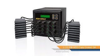 Aleratec 115 USB HDD Copy Cruiser SA  StandAlone [upl. by Larimer]