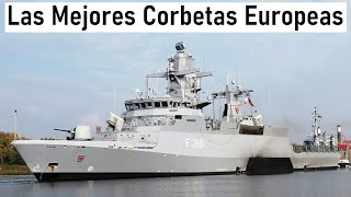 Top 7 Mejores Corbetas de Europa [upl. by Annaeoj633]