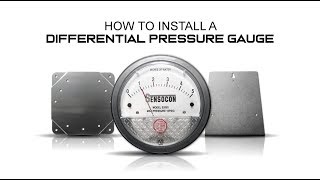 Differential Pressure Gauge Installation [upl. by Fulcher]