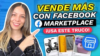 COMO VENDER MAS EN MARKETPLACE DE FACEBOOK 2024 💰 [upl. by Yelyr764]