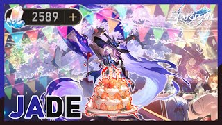 THE BIRTHDAY LUCK IS REAL JADE SUMMONS  Honkai Star Rail Version 23 [upl. by Soirtimid]