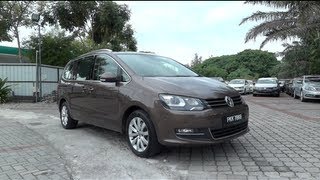 2011 Volkswagen Sharan 20 TSI StartUp and Full Vehicle Tour [upl. by Sammons19]