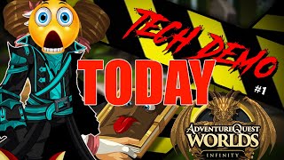 AQW Infinity Tech Demo IS TODAY 😱  Time and How To Play Revealed [upl. by Wasson747]