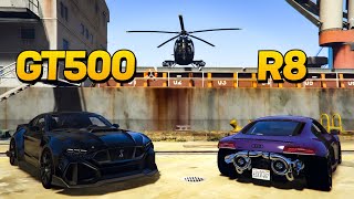 Rescatamos Un GT500 Y Un R8 Twin Turbo De La Policia Gta Rp [upl. by Lucius]