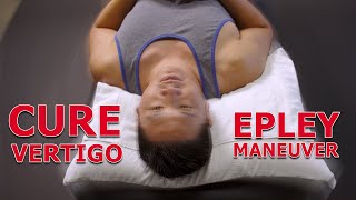 ONE Exercise You Need To Get Rid Of VERTIGO TODAY  Epleys Maneuver Taught By Physical Therapist [upl. by Lyj]